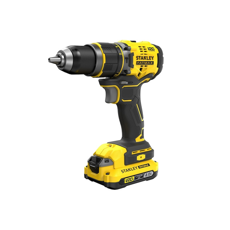 Stanley Perceuse-visseuse Stanley SFMCD721D2K-QW Brushless 18V Li-Ion 2Ah 80Nm Kobleo Stanley Perceuse-visseuse Stanley SFMCD721D2K-QW Brushless 18V Li-Ion 2Ah 80Nm Kobleo