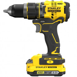 Stanley Perceuse-visseuse Stanley SFMCD721D2K-QW Brushless 18V Li-Ion 2Ah 80Nm Kobleo