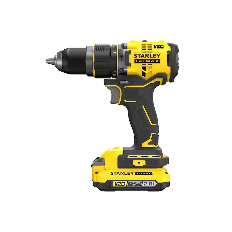 Stanley Perceuse-visseuse Stanley SFMCD721D2K-QW Brushless 18V Li-Ion 2Ah 80Nm Kobleo Stanley Perceuse-visseuse Stanley SFMCD721D2K-QW Brushless 18V Li-Ion 2Ah 80Nm Kobleo