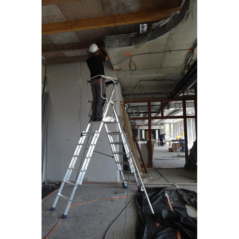 Duarib Plate-forme aluminium télescopique 6 9 marches hauteur travail maxi 43 Duarib Kobleo Duarib Plate-forme aluminium télescopique 6 9 marches hauteur travail maxi 43 Duarib Kobleo