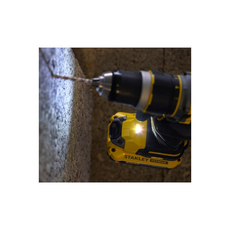 Stanley Perceuse-visseuse Stanley SFMCD721D2K-QW Brushless 18V Li-Ion 2Ah 80Nm Kobleo Stanley Perceuse-visseuse Stanley SFMCD721D2K-QW Brushless 18V Li-Ion 2Ah 80Nm Kobleo