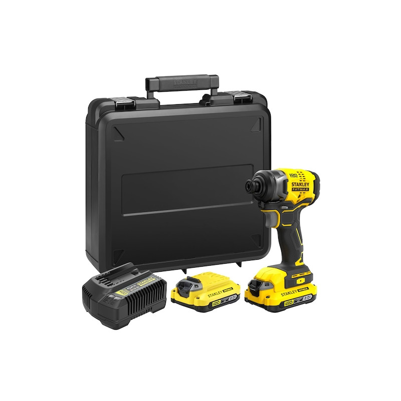 Stanley Visseuse à choc Stanley SFMCF810D2K-QW Brushless 18V Li-Ion 2Ah 170Nm Kobleo