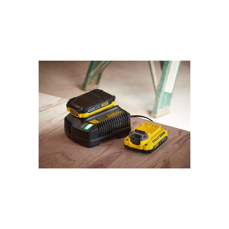 Stanley Visseuse à choc Stanley SFMCF810D2K-QW Brushless 18V Li-Ion 2Ah 170Nm Kobleo Stanley Visseuse à choc Stanley SFMCF810D2K-QW Brushless 18V Li-Ion 2Ah 170Nm Kobleo
