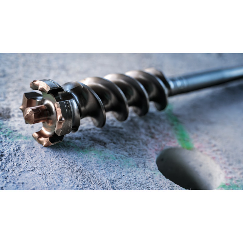 Foret Bosch Pro Sds Max-9 Break Through 55x600mm pour perçage de béton