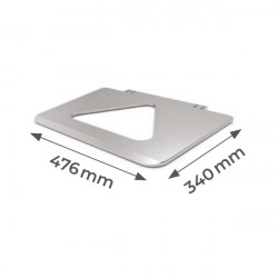 Stockman Grande bavette Stockman B-1-00166 capacité 200kg 476x340mm pour DMEG Kobleo