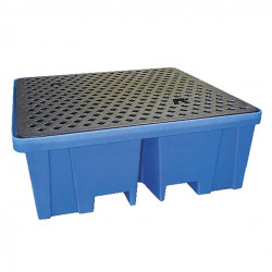 Stockman Bac de rétention Stockman BRP4 en polyéthylène 4 fûts capacité 440L Kobleo