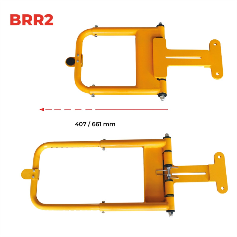 Stockman Barrière pivotante de sécurité BRR2 réglable à ressort de 407 à 661mm Kobleo Stockman Barrière pivotante de sécurité BRR2 réglable à ressort de 407 à 661mm Kobleo