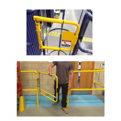 Stockman Barrière pivotante de sécurité BRR2 réglable à ressort de 407 à 661mm Kobleo