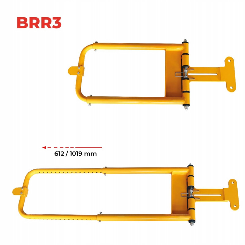 Stockman Barrière pivotante de sécurité BRR3 réglable à ressort de 612 à 1019mm Kobleo Stockman Barrière pivotante de sécurité BRR3 réglable à ressort de 612 à 1019mm Kobleo