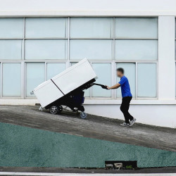 Stockman Diable basculeur motorisé Stockman DBM400 capacité 400kg avec frein Kobleo