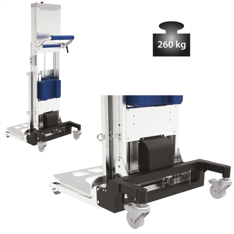 Gerbeur semi-électrique Stockman EFT260 capacité 260kg mise à niveau automatique