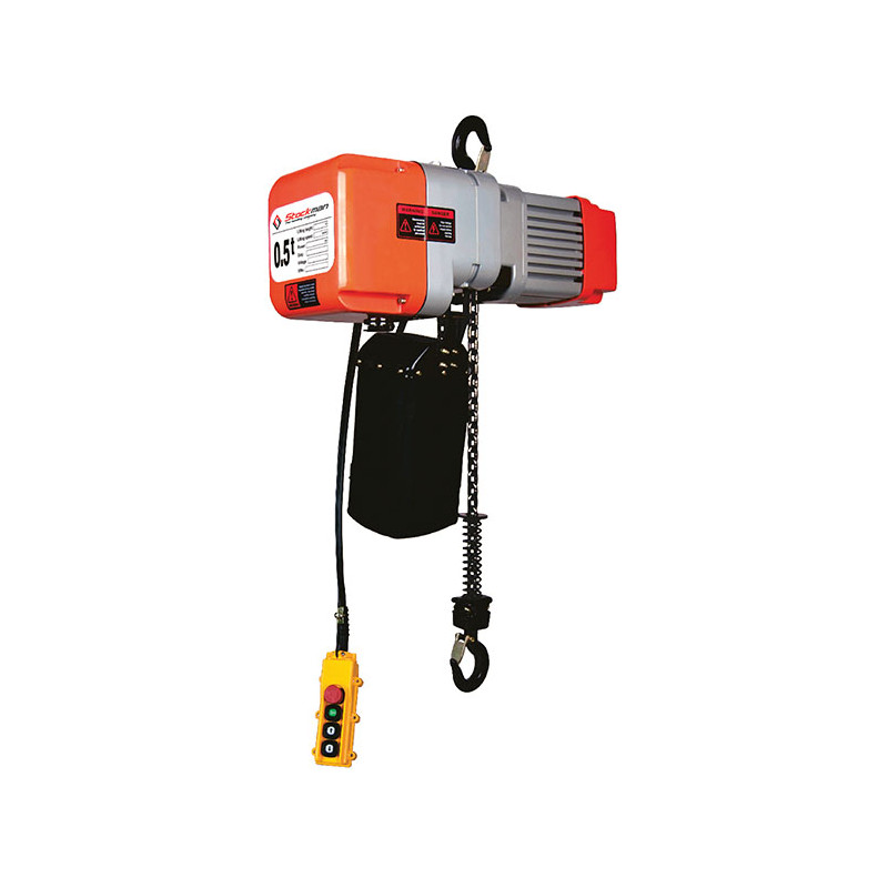 Palan électrique à chaîne Stockman EH50212M 12m 380V capacité 500kg