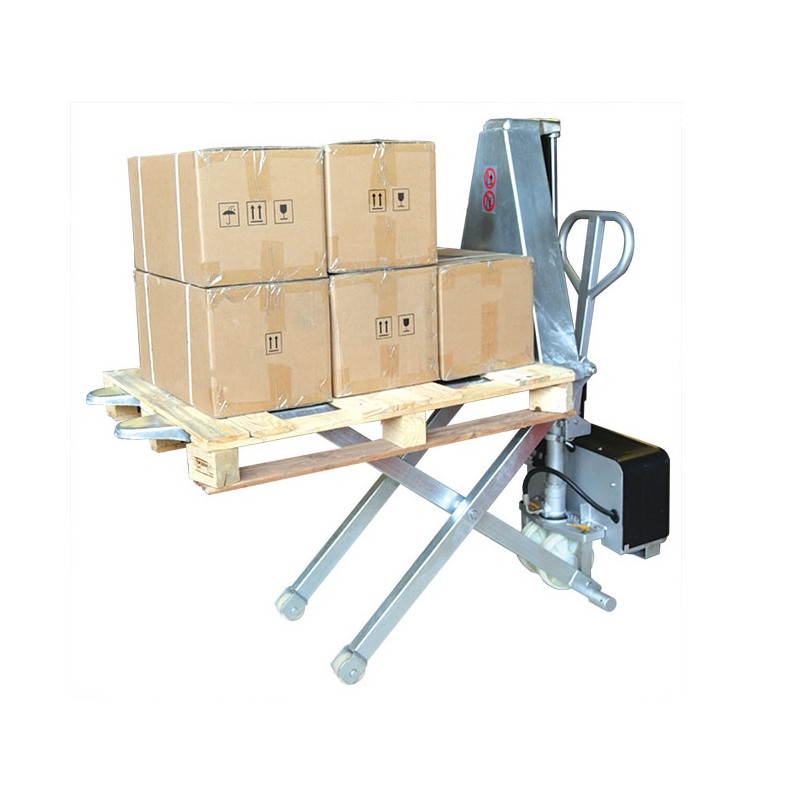 Transpalette Stockman HG540E électrique haute levée galvanisé 1000kg