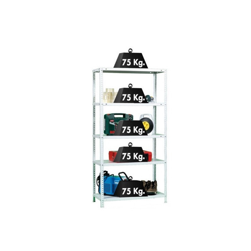 Simon Rack Etagère de rangement 2000x1000x400mm Blanc Charge 75Kg Advantage PLUS Kobleo Simon Rack Etagère de rangement 2000x1000x400mm Blanc Charge 75Kg Advantage PLUS Kobleo