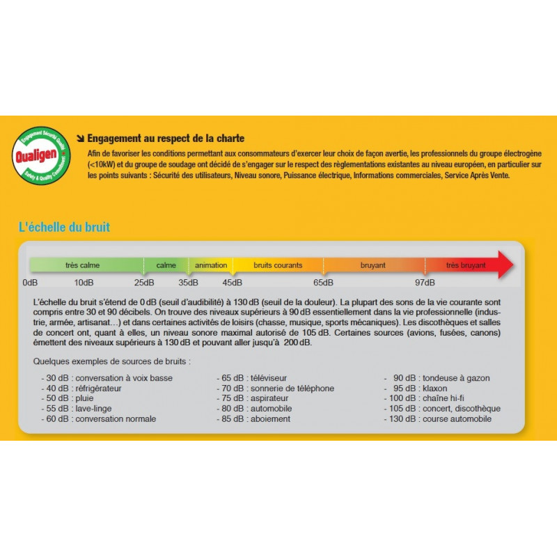Groupe électrogène ACCES 3000i Inverter 3KW Insonorisé 8,5L Worms