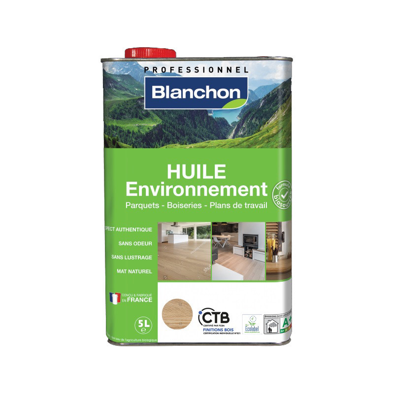 Huile Environnement Biosourcée Blanchon 5l effet nature
