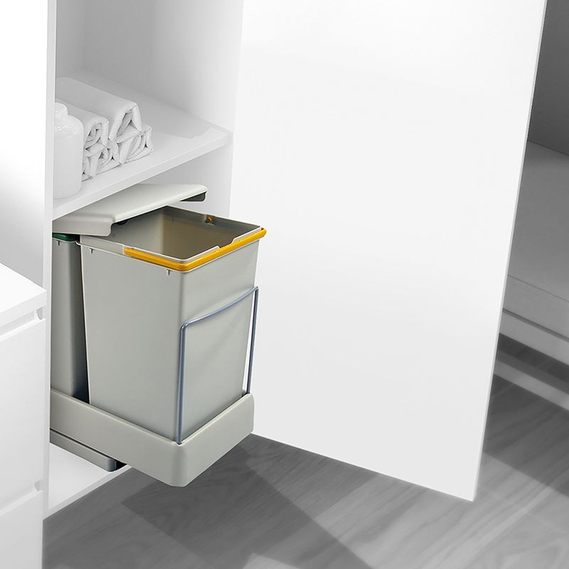 Emuca Poubelle de recyclage extraction couvercle automatique 2x14L Emuca Kobleo Emuca Poubelle de recyclage extraction couvercle automatique 2x14L Emuca Kobleo