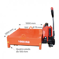 Stockman Gueuse de contrôle Stockman SCW1000N capacité 1000kg Kobleo