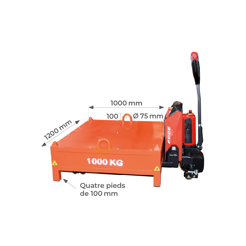 Stockman Gueuse de contrôle Stockman SCW1000N capacité 1000kg Kobleo Stockman Gueuse de contrôle Stockman SCW1000N capacité 1000kg Kobleo