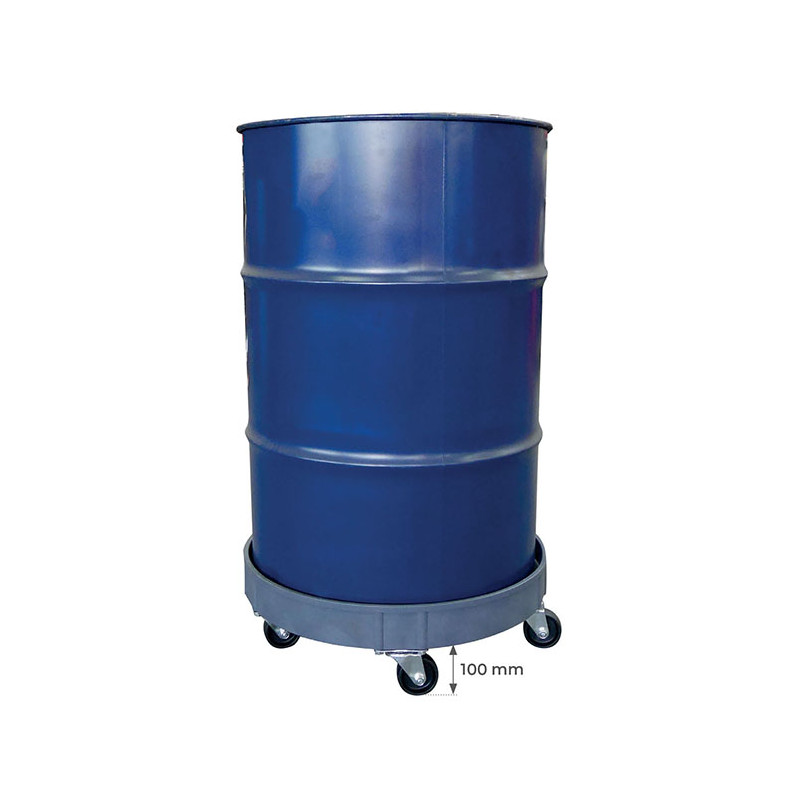 Stockman Chariot plastique pour fût Stockman SD3-5S capacité 410kg Kobleo Stockman Chariot plastique pour fût Stockman SD3-5S capacité 410kg Kobleo