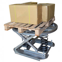 Stockman Table élévatrice Stockman SLT2/1100 capacité 2 tonnes plateau tournant Kobleo