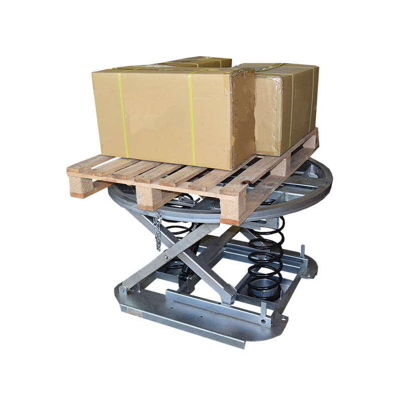 Stockman Table élévatrice Stockman SLT2/1100 capacité 2 tonnes plateau tournant Kobleo Stockman Table élévatrice Stockman SLT2/1100 capacité 2 tonnes plateau tournant Kobleo