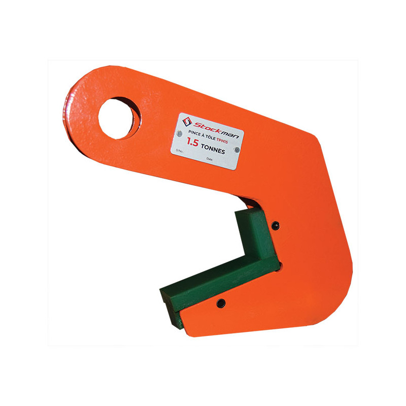 Stockman Pince à prise horizontale TPH15 capacité 1,5t pour tube acier ou béton Kobleo Stockman Pince à prise horizontale TPH15 capacité 1,5t pour tube acier ou béton Kobleo