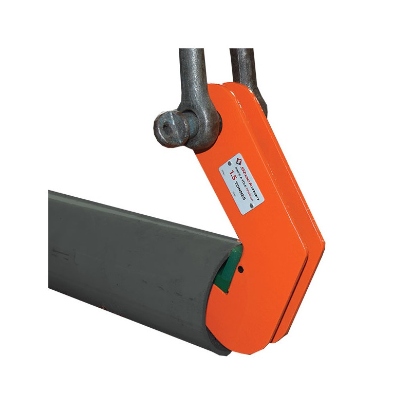 Stockman Pince à prise horizontale TPH15 capacité 1,5t pour tube acier ou béton Kobleo Stockman Pince à prise horizontale TPH15 capacité 1,5t pour tube acier ou béton Kobleo
