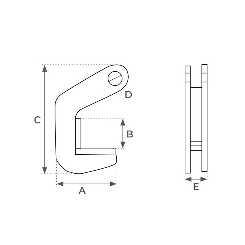 Stockman Pince à prise horizontale TPH15 capacité 1,5t pour tube acier ou béton Kobleo Stockman Pince à prise horizontale TPH15 capacité 1,5t pour tube acier ou béton Kobleo