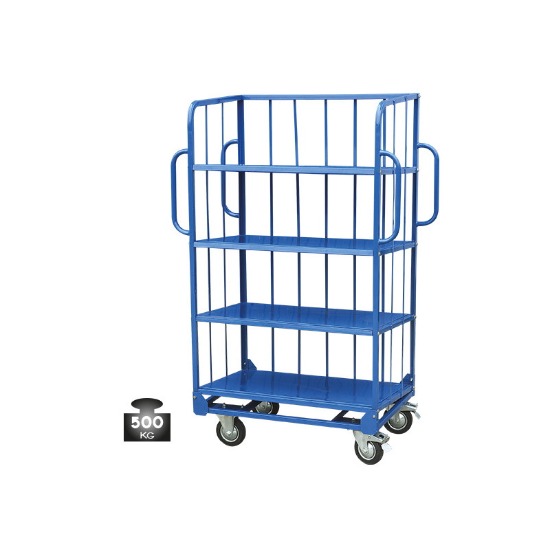 Stockman Servante multi-niveaux Stockman WN504 acier 3 étagères capacité 500kg Kobleo Stockman Servante multi-niveaux Stockman WN504 acier 3 étagères capacité 500kg Kobleo