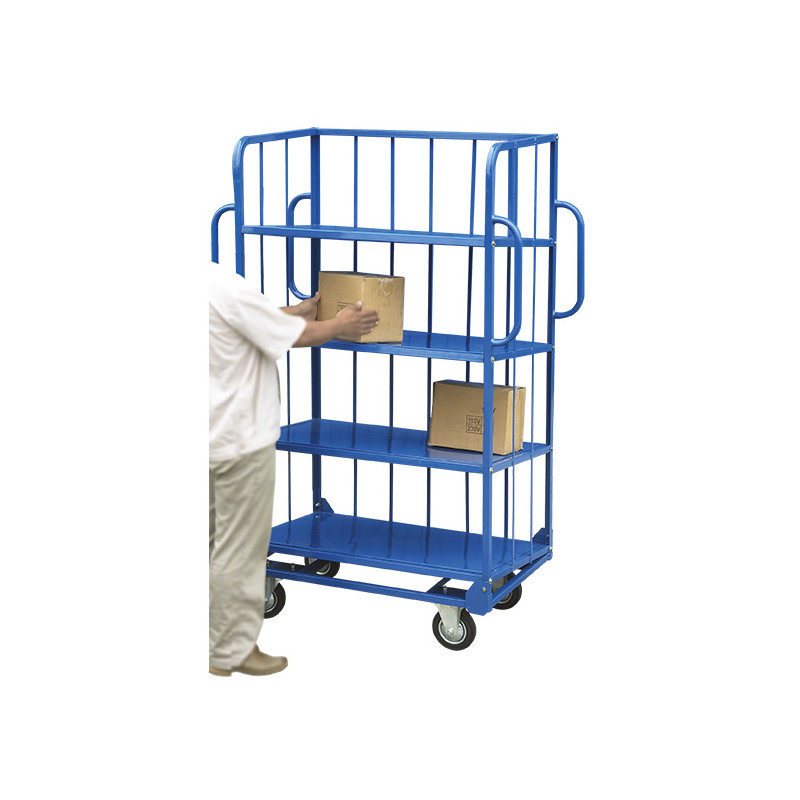 Stockman Servante multi-niveaux Stockman WN504 acier 3 étagères capacité 500kg Kobleo Stockman Servante multi-niveaux Stockman WN504 acier 3 étagères capacité 500kg Kobleo