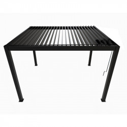 Habrita Foresta Pergola bioclimatique Habrita aluminium 11,90m2 gris anthracite Kobleo Habrita Foresta Pergola bioclimatique Habrita aluminium 11,90m2 gris anthracite Kobleo