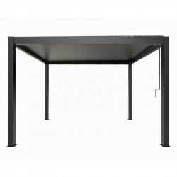 Habrita Foresta Pergola bioclimatique Habrita aluminium 11,90m2 gris anthracite Kobleo Habrita Foresta Pergola bioclimatique Habrita aluminium 11,90m2 gris anthracite Kobleo
