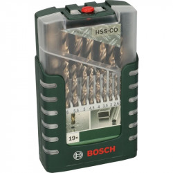 Bosch Set de 19 forets à métaux Bosch HSS-Cobalt Kobleo