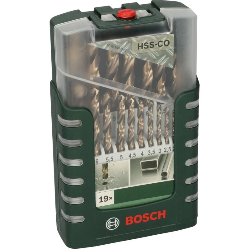 Bosch Set de 19 forets à métaux Bosch HSS-Cobalt Kobleo Bosch Set de 19 forets à métaux Bosch HSS-Cobalt Kobleo