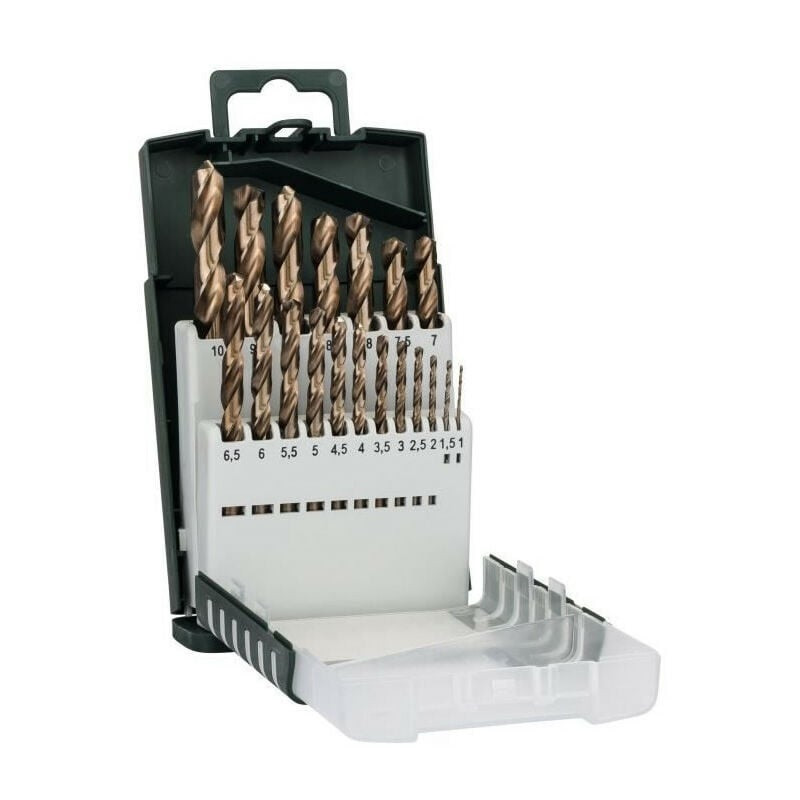 Bosch Set de 19 forets à métaux Bosch HSS-Cobalt Kobleo Bosch Set de 19 forets à métaux Bosch HSS-Cobalt Kobleo