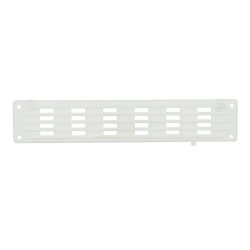Nicoll Grille de ventilation rectangulaire blanche Nicoll 400x40mm intérieur Kobleo