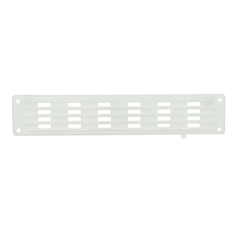 Nicoll Grille de ventilation rectangulaire blanche Nicoll 400x40mm intérieur Kobleo Nicoll Grille de ventilation rectangulaire blanche Nicoll 400x40mm intérieur Kobleo