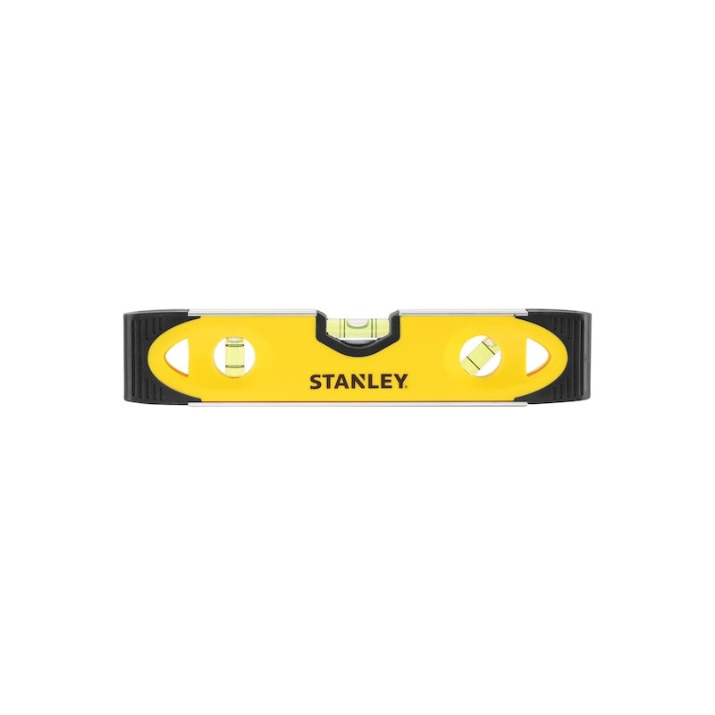 Stanley Niveau Stanley Torpedo magnétique 23 cm bimatière 3 fioles Kobleo Stanley Niveau Stanley Torpedo magnétique 23 cm bimatière 3 fioles Kobleo