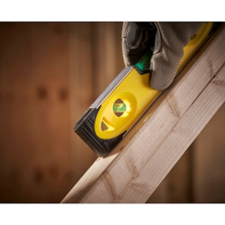 Stanley Niveau Stanley Torpedo magnétique 23 cm bimatière 3 fioles Kobleo Stanley Niveau Stanley Torpedo magnétique 23 cm bimatière 3 fioles Kobleo