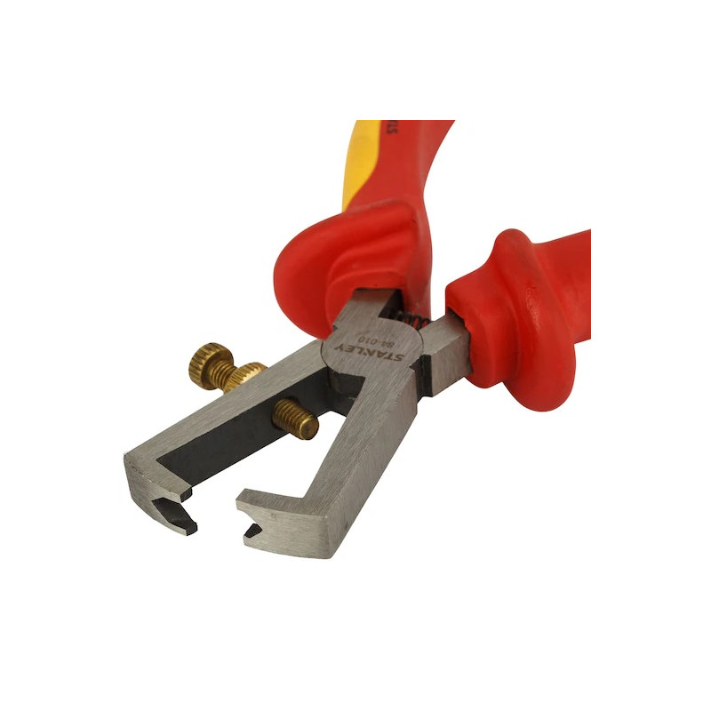 Stanley Pince à dénuder Stanley isolée 1000V manuelle 170mm Kobleo Stanley Pince à dénuder Stanley isolée 1000V manuelle 170mm Kobleo