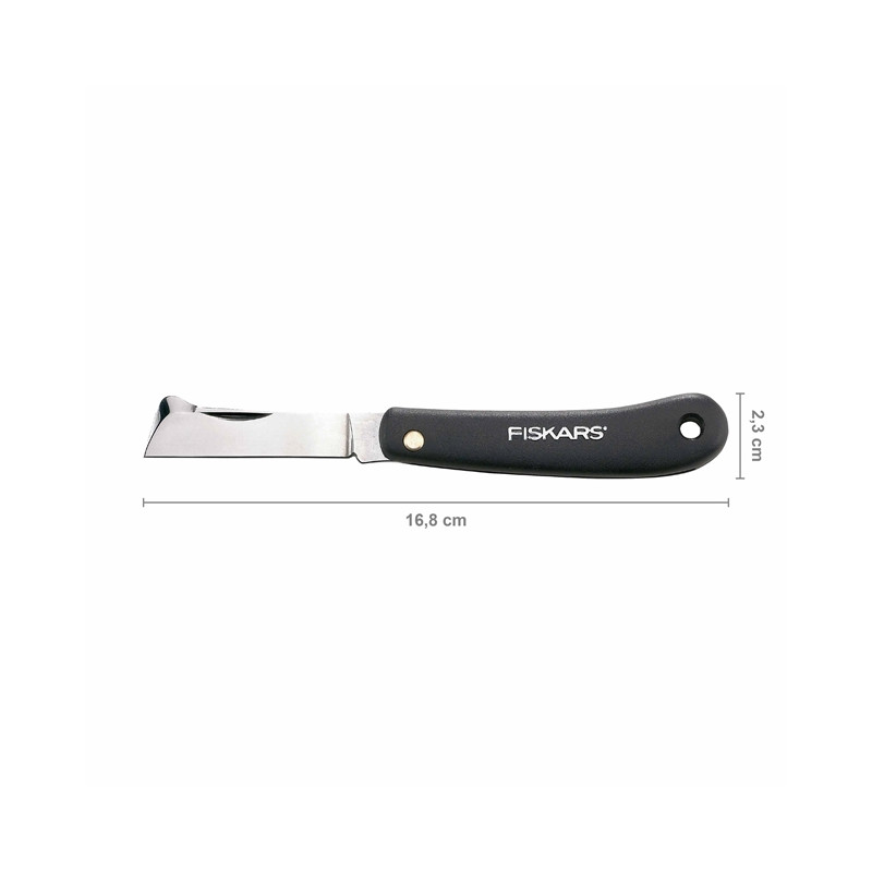 Couteau à écussonner Fiskars K60 couteau de greffage repliable 16,8cm