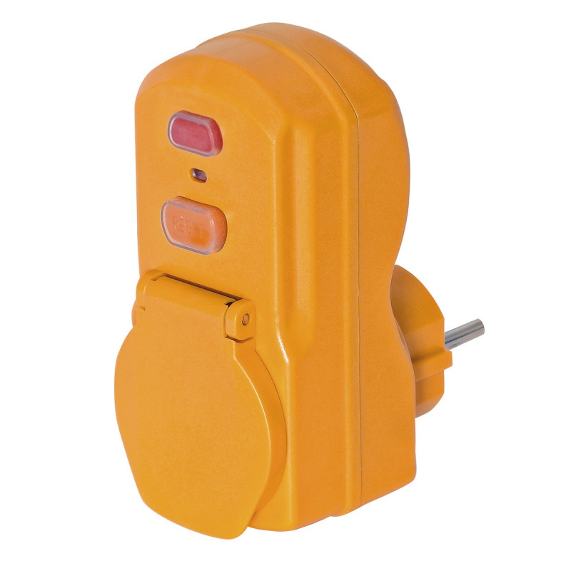 Adaptateur avec protection différentielle Brennenstuhl 30mA 3680W