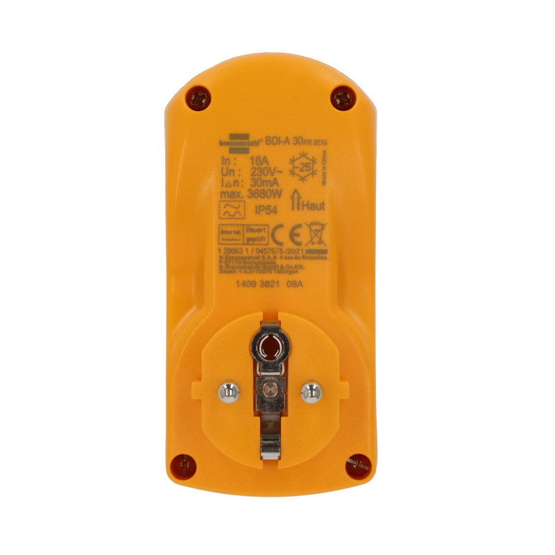 Brennenstuhl Adaptateur avec protection différentielle Brennenstuhl 30mA 3680W Kobleo Brennenstuhl Adaptateur avec protection différentielle Brennenstuhl 30mA 3680W Kobleo