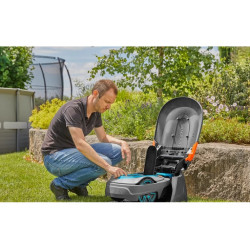 Gardena Abri robot Gardena SILENO minimo/city/life avec 6 vis de fixation Kobleo