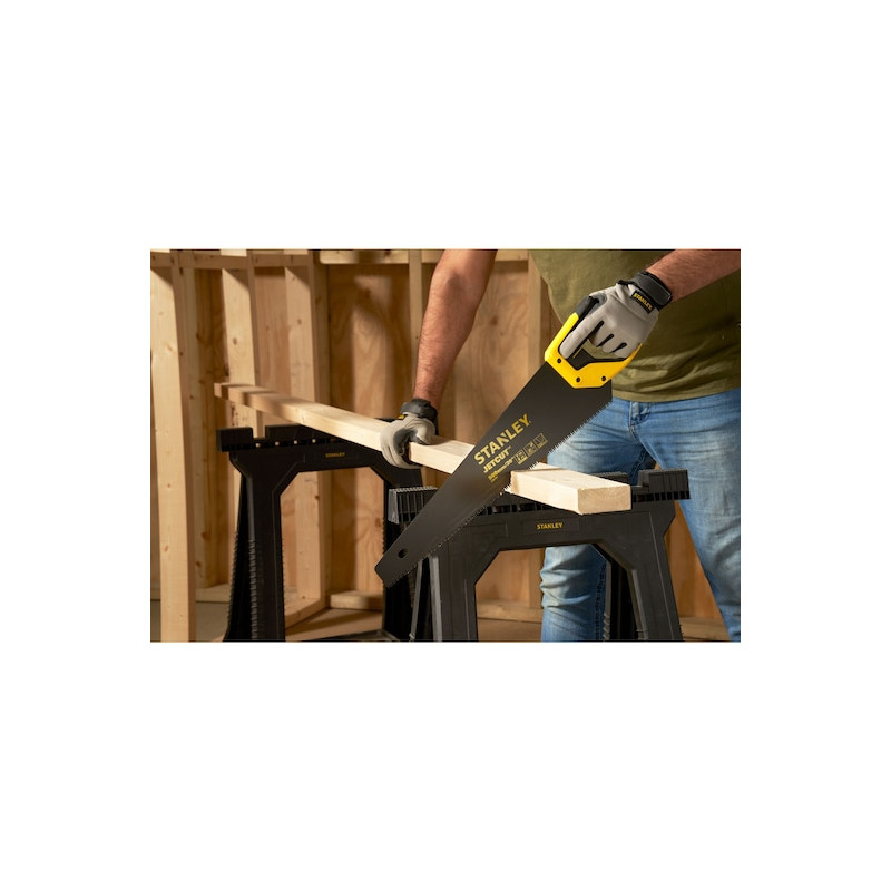 Scie égoïne Stanley JETCUT BladeArmor 500mm HP 7 dents/pouce