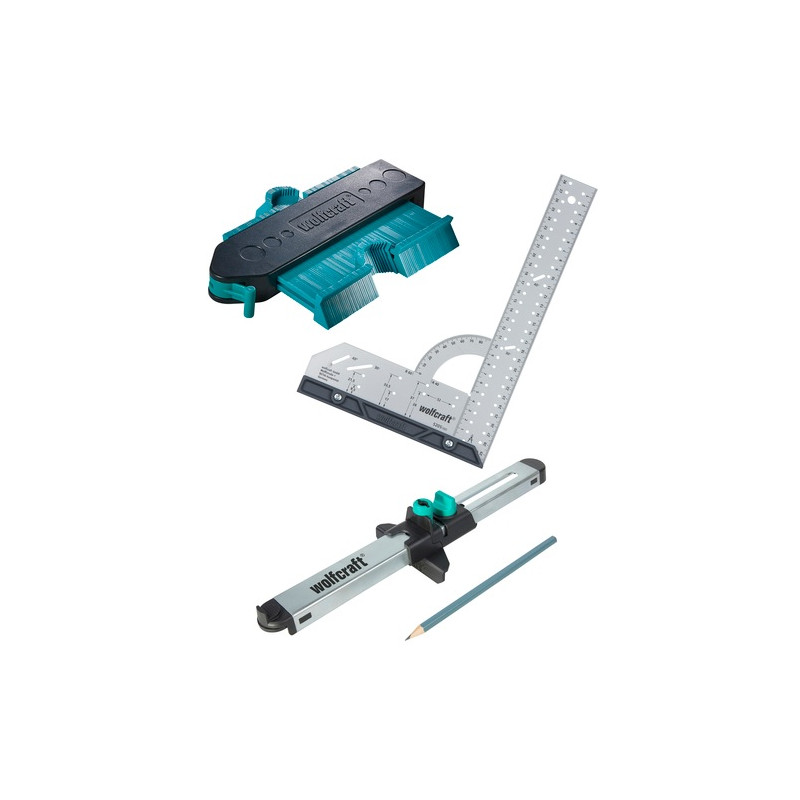 Kit réussite Wolfcraft ajustement des sols straitifés et design 300mm