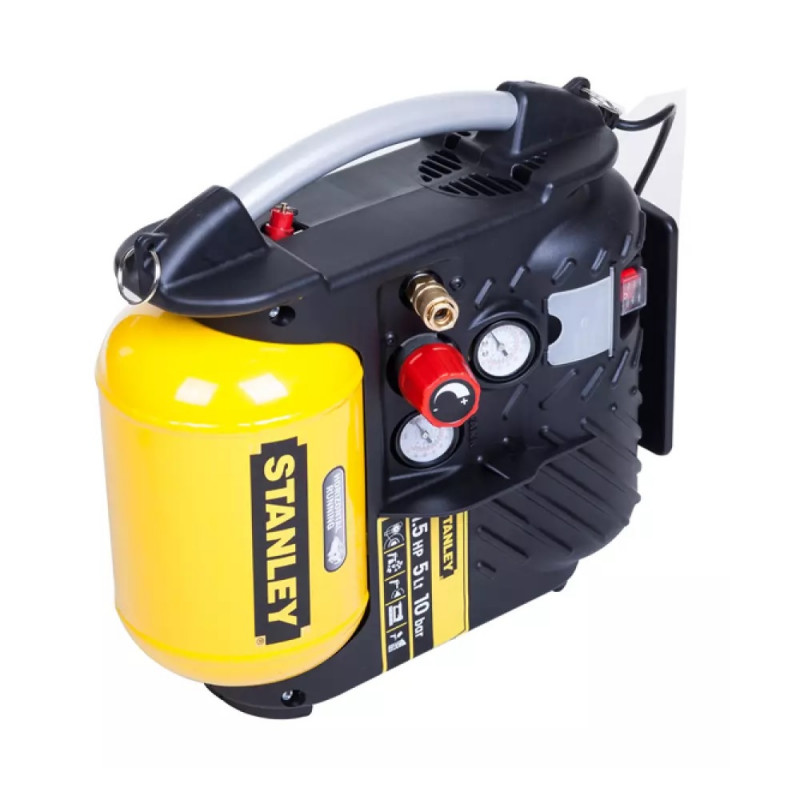 Compresseur d'air Stanley DN200/10/5 1,5CV cuve 5 litres sans huile