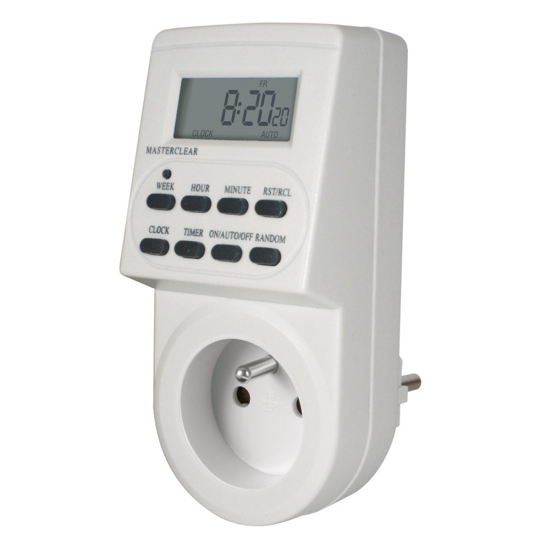 Programmateur hebdomadaire digital Brennenstuhl DZ 20 blanc intérieur