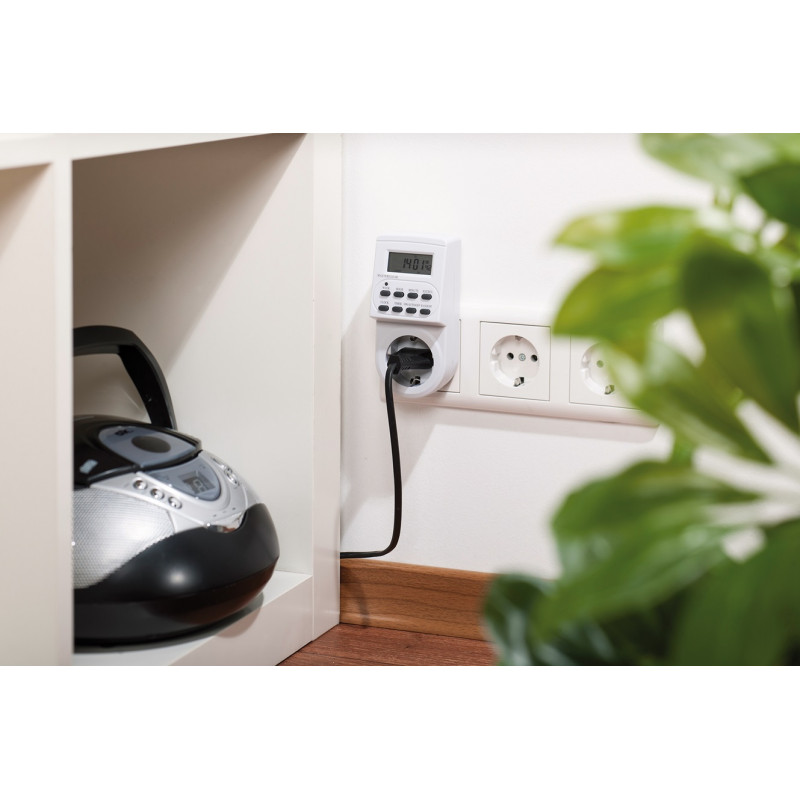 Programmateur hebdomadaire digital Brennenstuhl DZ 20 blanc intérieur